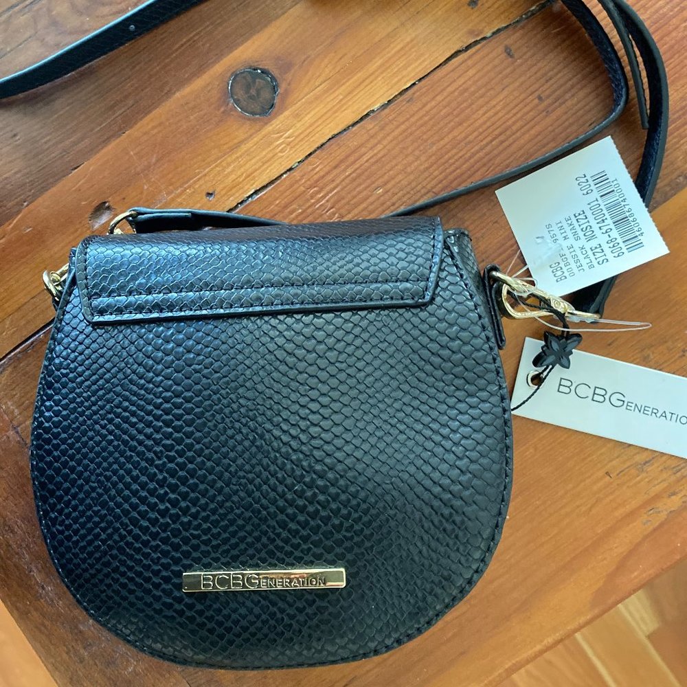 BCBG "Jessie" Crossbody Bag, Black NWT